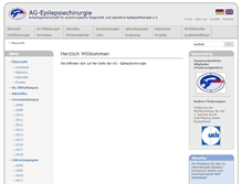 Tablet Screenshot of ag-epilepsiechirurgie.de